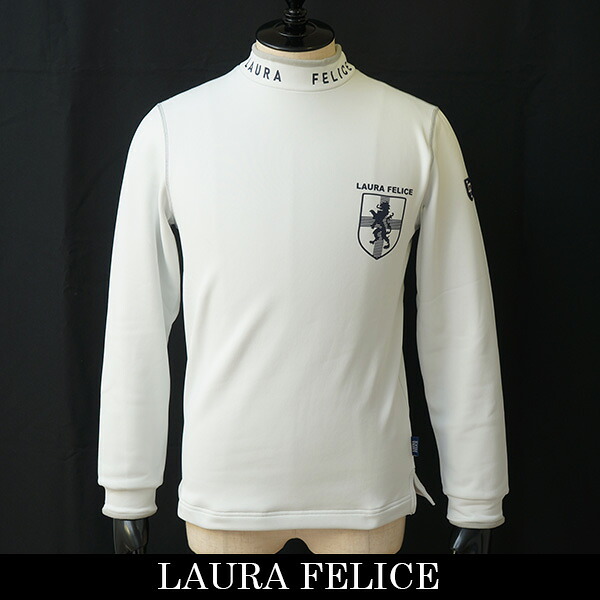 LauraFelice (ラウラ・フェリーチェ)ハイネックロングＴシャツ白いこと145 5105