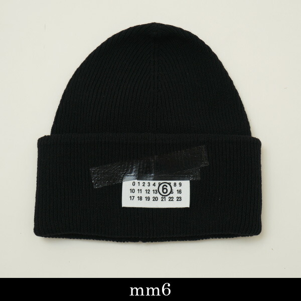 大人もOK!! MM6 Maison Margiela ニット帽 ビーニー　黒 楽天市場】【10/18～10/20限定・最大2万円OFFクーポン配布中