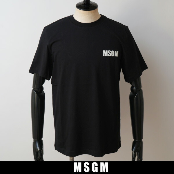 MSGM(エムエスジーエム) 半袖Tシャツ ブラック 3440MM196