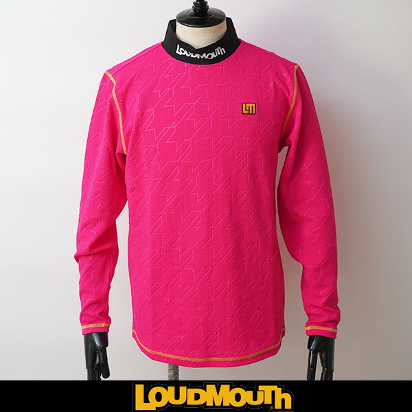 LOUDMOUTH (ラウドマウス)エンボスジャージ長袖シャツピンク775 500 992｜インポートshop ＴＡＩＳＥＩＤＯ 6,629円