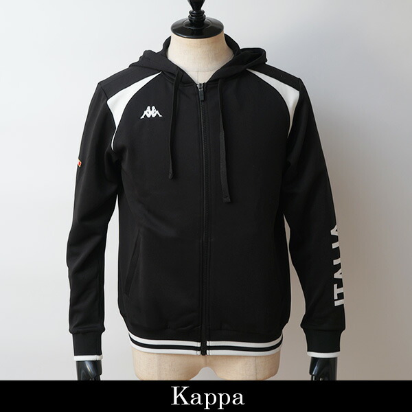 Kappa(カッパ)ジップアップパーカーブラック635 407