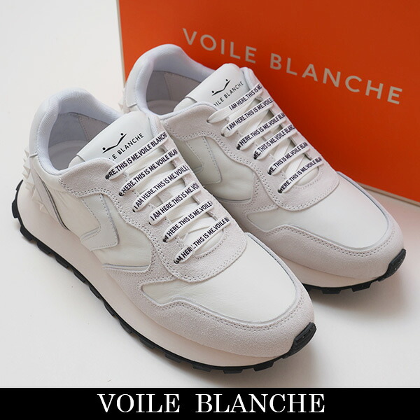 VOILE BLANCHE(ボイルブランシェ) スニーカー ホワイト PARIS STUDS MAN 0N01