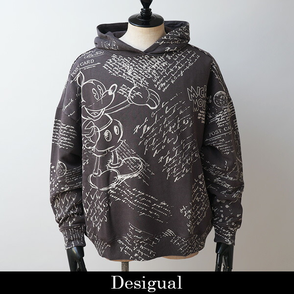 Desigual(デジグアル) パーカー グレー系 25WWSK03