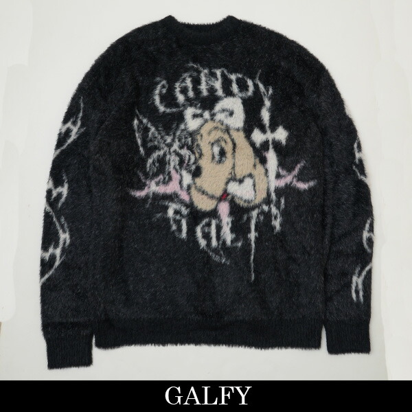 楽天市場】環やね × GALFY コラボ・ニットカーディガン BLACK
