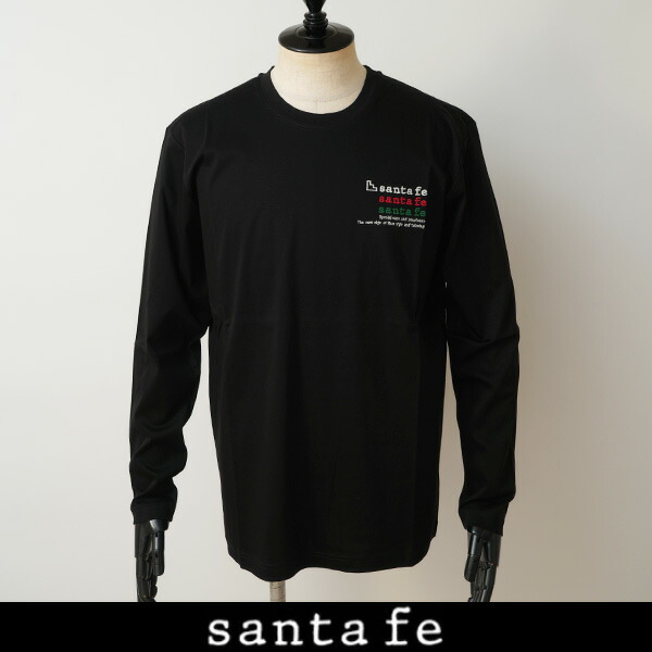 SANTAFE(サンタフェ)ロングプルオーバー長袖Ｔシャツ黒いこと0160 255 84403