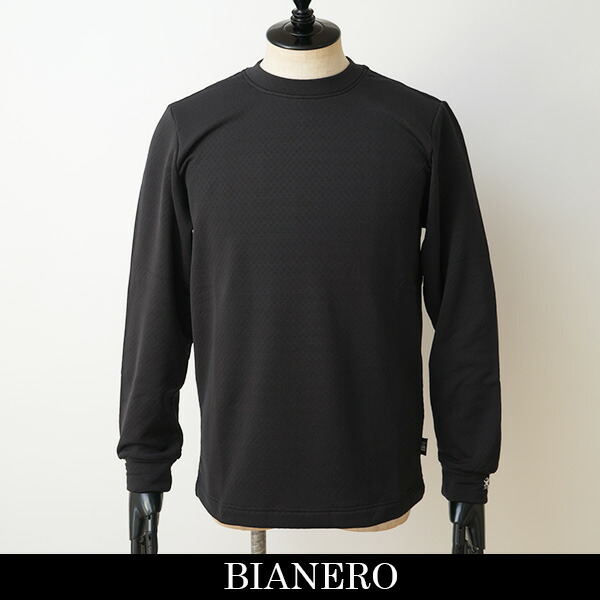 BIANERO(ビアネロ)ロングＴシャツ黒いこと247 5171