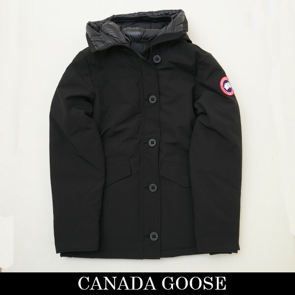CANADA GOOSE(カナダグース) レディースフード付ダウンコート ブラック 2530W( Lynnwood Parka)