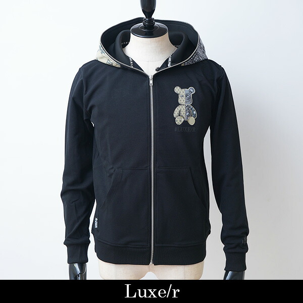 LUXE／R(ラグジュ)ジップアップパーカーブラック46211｜インポートshop ＴＡＩＳＥＩＤＯ