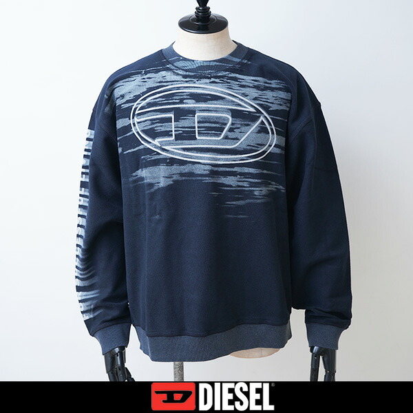 DIESEL(ディーゼル) トレーナー ネイビー系 A18654 0AGCB 81E