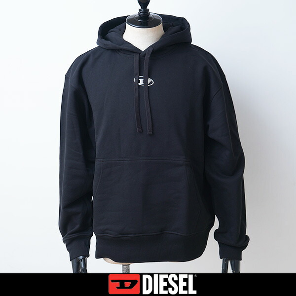 DIESEL(ディーゼル)パーカー黒いことA09856 0BMBJ 9XX