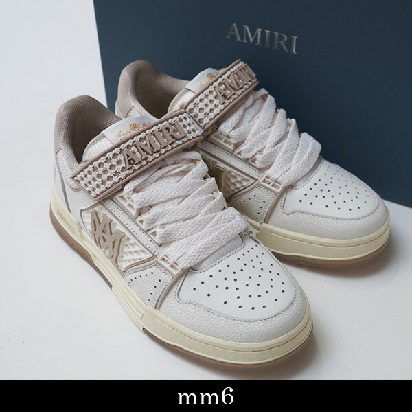 AMIRI (アミリ)スニーカーベージュ系(ALABASTER)AMSNSN1027(MA SKYLINE)