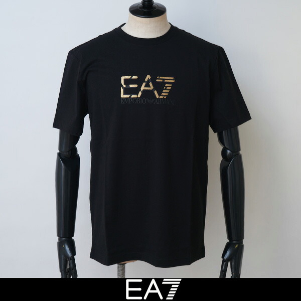EMPORIO ARMANI（エン急性灰白髄炎 アルマーニ）半袖ティーシャツ黒いこと7M001562 AF17789