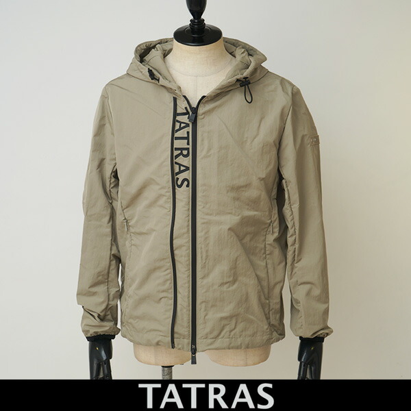 TATRAS(タトラス)ダブルジップアップパーカーベージュMCKZ0641033588(AUDEE オーディー)|インポートshop TAISEIDO