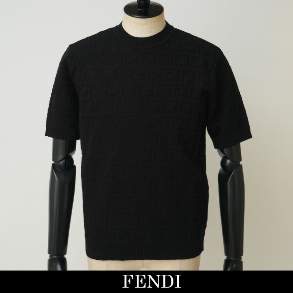 FENDI(フェンディ) コットンセーター ブラック FZX051AUW0F0QA1
