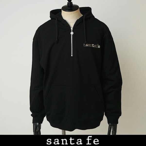 Santafe (サンタフェ)ハーフジップパーカーブラック0290 269 85424 018