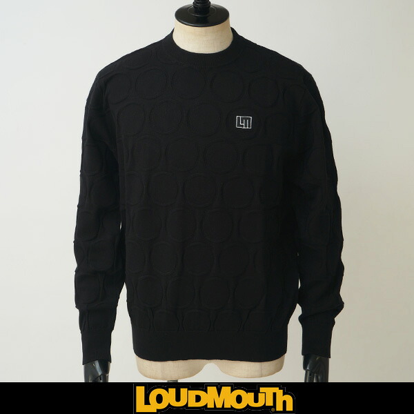 LOUDMOUTH(ラウドマウス)長袖サマーニット ベーシックシャツブラック866 501 998｜インポートshop ＴＡＩＳＥＩＤＯ