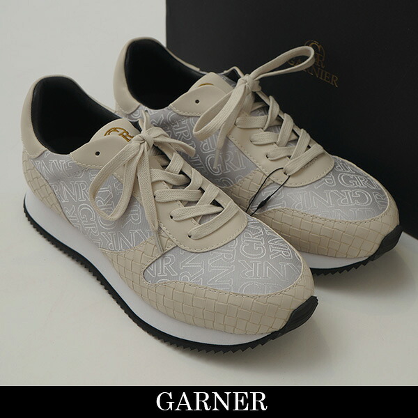 GARNIER(ガルニエ)スニーカーしろがね色4026005011