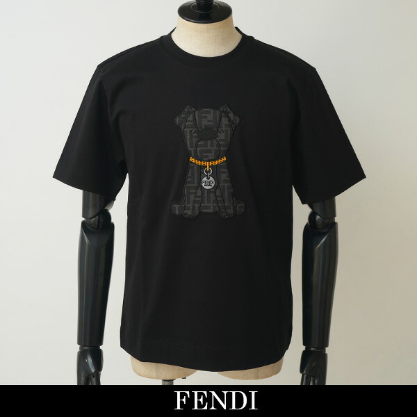 FENDI(フェンディ) 半袖Tシャツ ブラック FY0936-AW0P-F0QA1