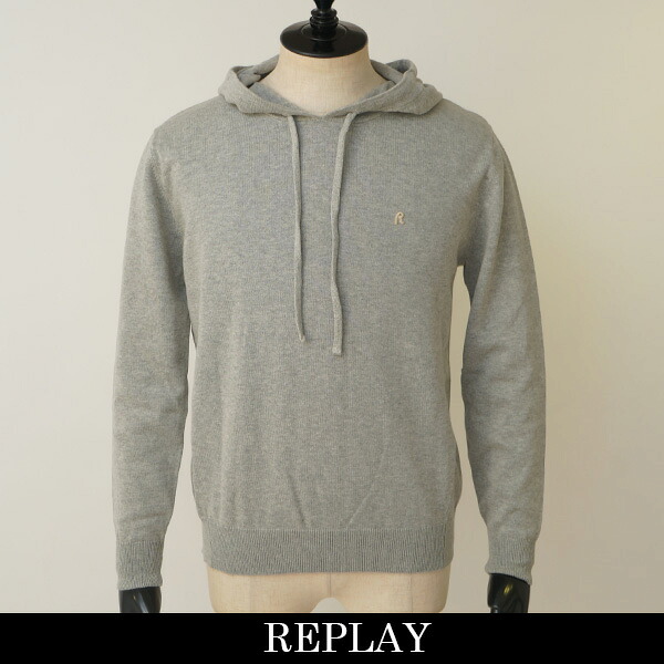 REPLAY(リプレイ) パーカー グレー UK5169 000 G22578 19,440円