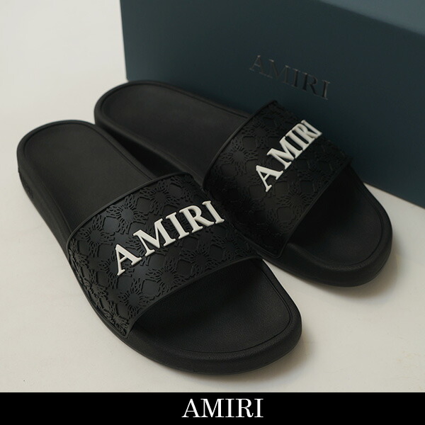 AMIRI (アミリ)サンダルブラックAMFOSL1005(MA QUAD POOL SLID)｜インポートshop ＴＡＩＳＥＩＤＯ