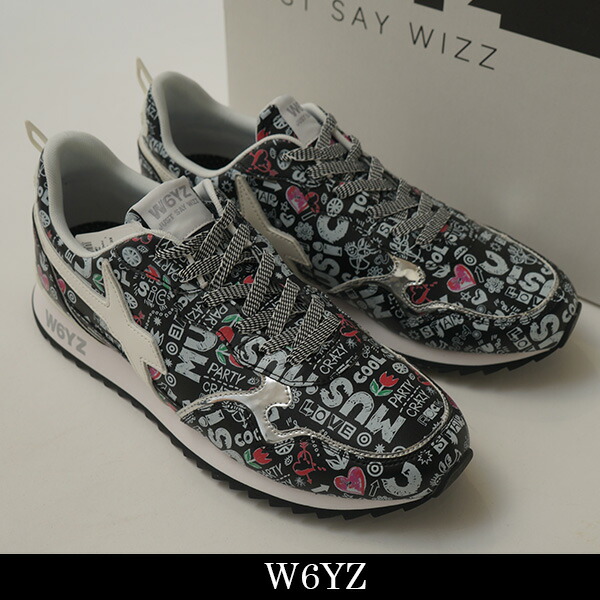 W6YZ(ウィズ)スニーカー黒いこと系JM260 1A02G