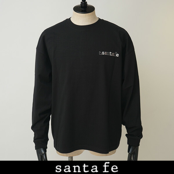 SANTAFE(サンタフェ)ロングプルオーバー長袖Ｔシャツ黒いこと0175 269 85401