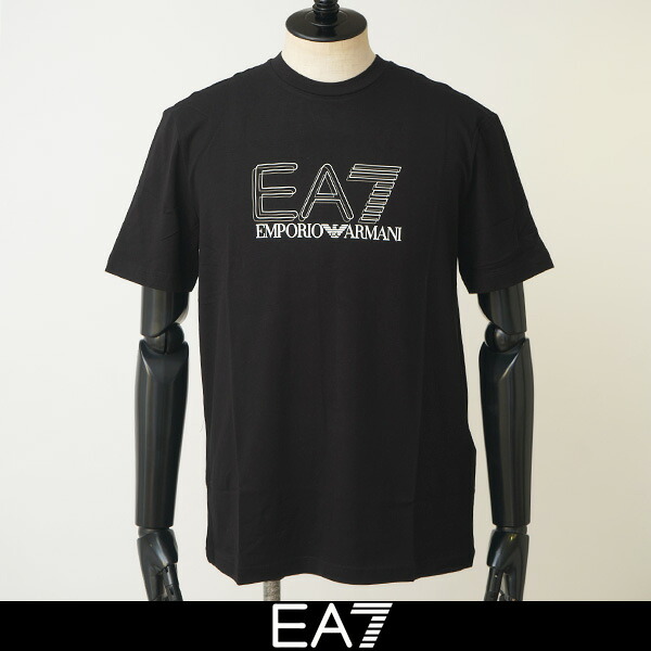 EMPORIO ARMANI（エン急性灰白髄炎 アルマーニ）半袖プルオーバー黒いこと7M001308 AF10373