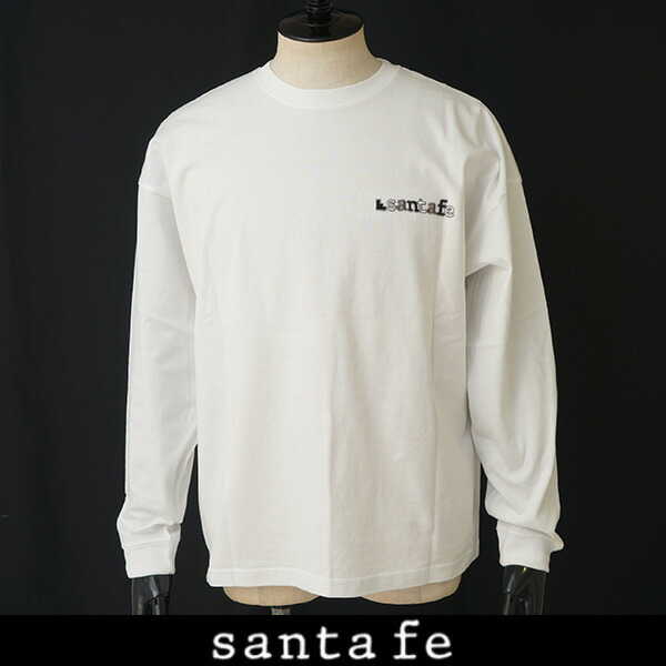 SANTAFE(サンタフェ)ロングプルオーバー長袖Ｔシャツ白いこと0175 269 85401