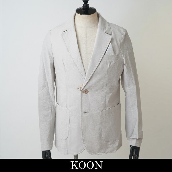 KOON(クーン)上衣ベージュ系KN260 81816 コート・ジャケット-メンズファッション