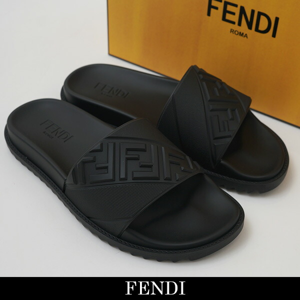 FENDI(フェンディ)サンダル黒いこと7X1377 ABO2 F0QA2
