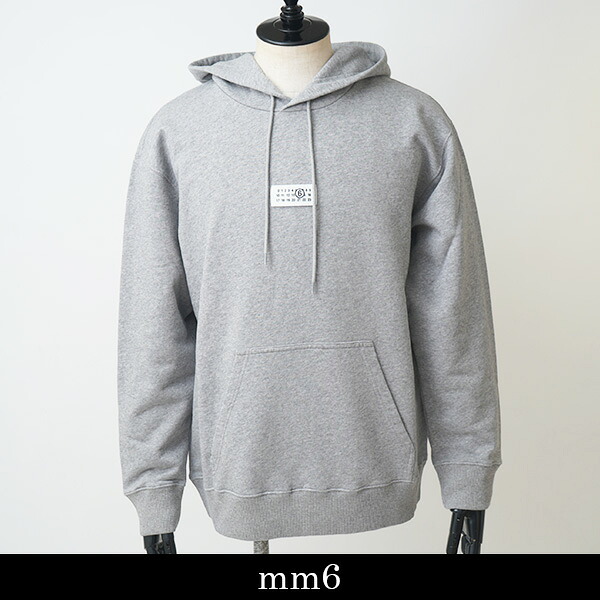 MM6 Maison Margiela(エムエムシックス 住み家 マルジェラ)パーカー薄墨色SH0GU0042 M25025 パーカー-メンズファッション