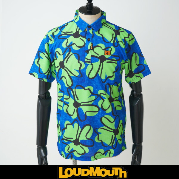 LOUDMOUTH(ラウドマウス)総柄スポーツシャツRetro Charm(レトロチャーム)866 603