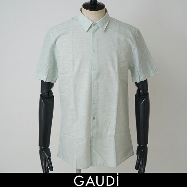 GAUDI(ガウディ)半袖シャツグリーン系45009 4566|インポートshop TAISEIDO