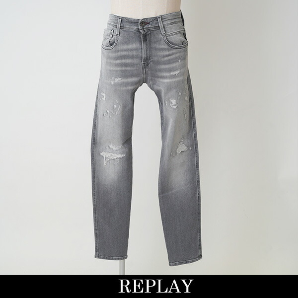 REPLAY(リプレー)伸ばすこと原料品ジーンズストレッチデニムグレー系M9140 000 199 112