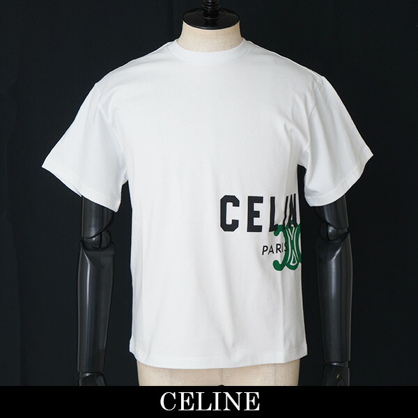CELINE(セリーヌ)半袖プルオーバー白いことRX0HV1242 GJL3