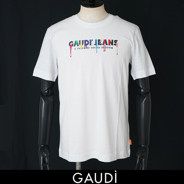 GAUDI(ガウディ)半袖ティーシャツ白いこと64018 2100