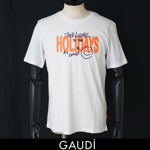 GAUDI(ガウディ)半袖プルオーバー白いこと64060 2100