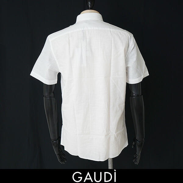 GAUDI(ガウディ)半袖シャツホワイト45009 2130｜インポートshop ＴＡＩＳＥＩＤＯ