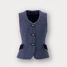 アンジョア ベスト 12130 制服 ユニフォーム 事務員 受付 通勤 オフィス 仕事服 大きいサイズ 接客 カウンターレディ 女性用 フォーマル enjoie アンジョア