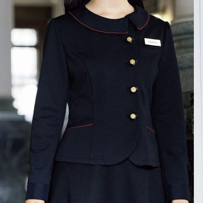 アンジョア ソフトジャケット 21750 制服 ユニフォーム 事務員 受付 通勤 オフィス 仕事服 大きいサイズ 接客 カウンターレディ 女性用 フォーマル enjoie アンジョア