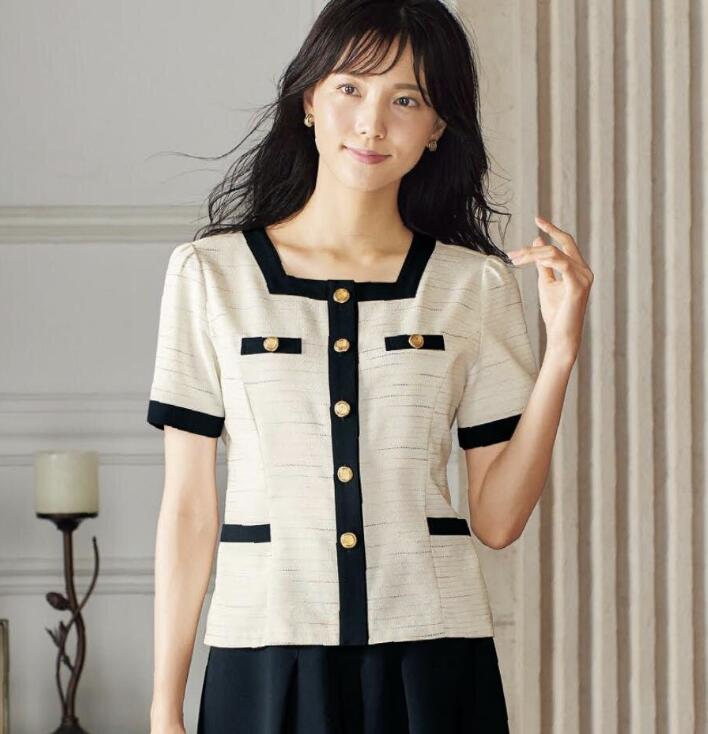 アンジョア ソフトジャケット 26720 制服 ユニフォーム 事務員 受付 通勤 オフィス 仕事服 大きいサイズ 接客 カウンターレディ 女性用 フォーマル enjoie アンジョア