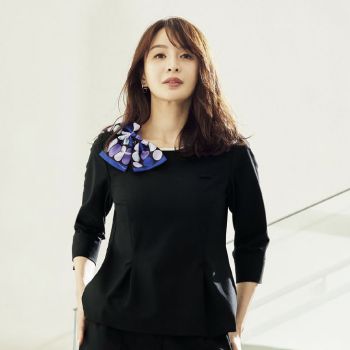 アンジョア プルオーバートップス 42100 制服 ユニフォーム 事務員 受付 通勤 オフィス 仕事服 大きいサイズ 接客 カウンターレディ 女性用 フォーマル enjoie アンジョア