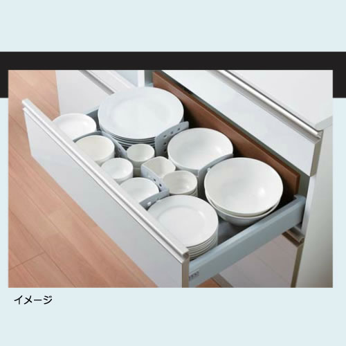 家具 インテリアのルームズ大正堂 キッチン収納 キッチン隙間収納 大小さまざまな物をお好みの間隔ですっきり収納できます 組み合わせ キッチン収納 オプション 片付け 収納上手 綾野製作所 Ps 収納家具 キッチン収納 ディバイダーセット Ps 幅100 奥行45cmタイプ