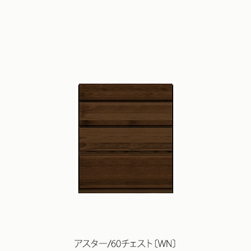 単一のもの調度品 アスター 60用だんす〔WN〕【納める/リビング/臥し所/書房/組みあわせ/自然的/高野大工仕事】