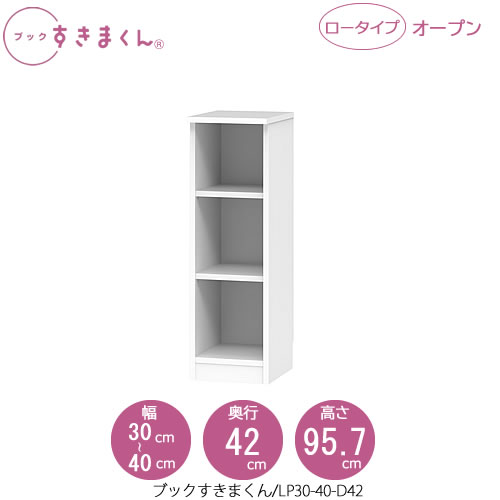書き付けすきまくん BSD LP30-40/D42 リビング 書室 書物棚 壁面納める 組み合わせ