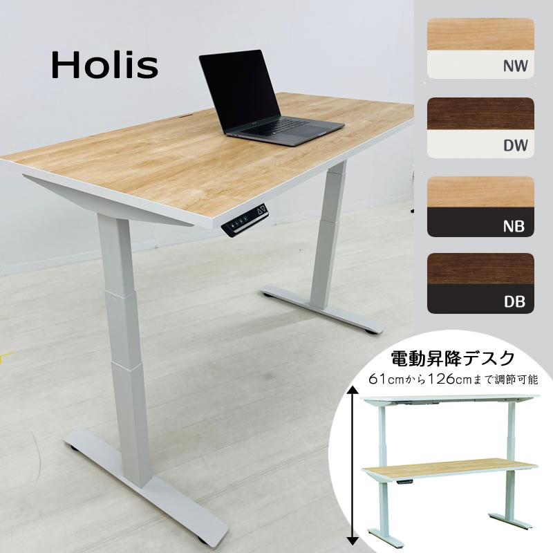 【SS中 P10倍客体品】ホリス 電動昇降事務机 幅120・幅150・幅180 養護ホーム事務室 Holis バルバーニ