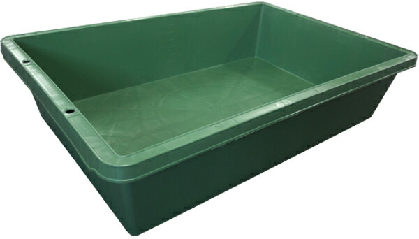 【新品】60Lトロ舟と木枠のセット　屋外用 楽天市場】赤長 DIYトロ舟 ブラック 60L(1個入)【赤長】[左官