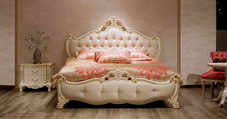 楽天市場】ベッド・ダブル・モダン・姫インテリア・輸入 H H X-BED-A021 : TAIWA FURNITURE
