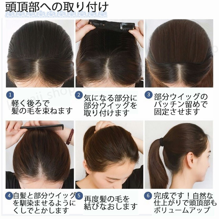 最大84%OFFクーポン ポイントウィッグ レディース 女性用 かつら 頭頂部 つむじ 外出 お出かけ 脱毛 治療 白髪隠し 薄毛 ブラック ブラウン  黒 茶色