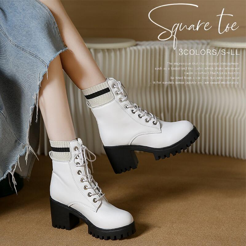 1000円offクーポン配布中ショートブーツ レディース ブーツ 編み上げブーツ 編み上げ ミドルブーツ レースアップブーツ 春 疲れない 幅広 靴 レースアップ 春ブーツ グレー 3e ワイズ ヒールなし ローヒール ショート 緩め 歩きやすい 甲高 黒 数量は多